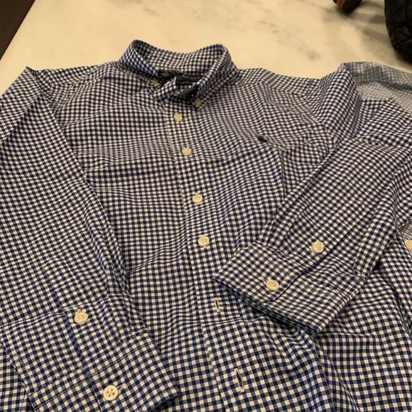 Two Ralph Lauren Boys Button Down Shirt Size 10-12 - Picture 2 of 4
